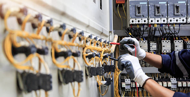 Professional Electrician technician working in Audubon, PA